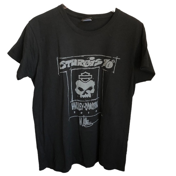 Harley-Davidson Womens Sturgis 70th 2010 T-shirt - Picture 1 of 5